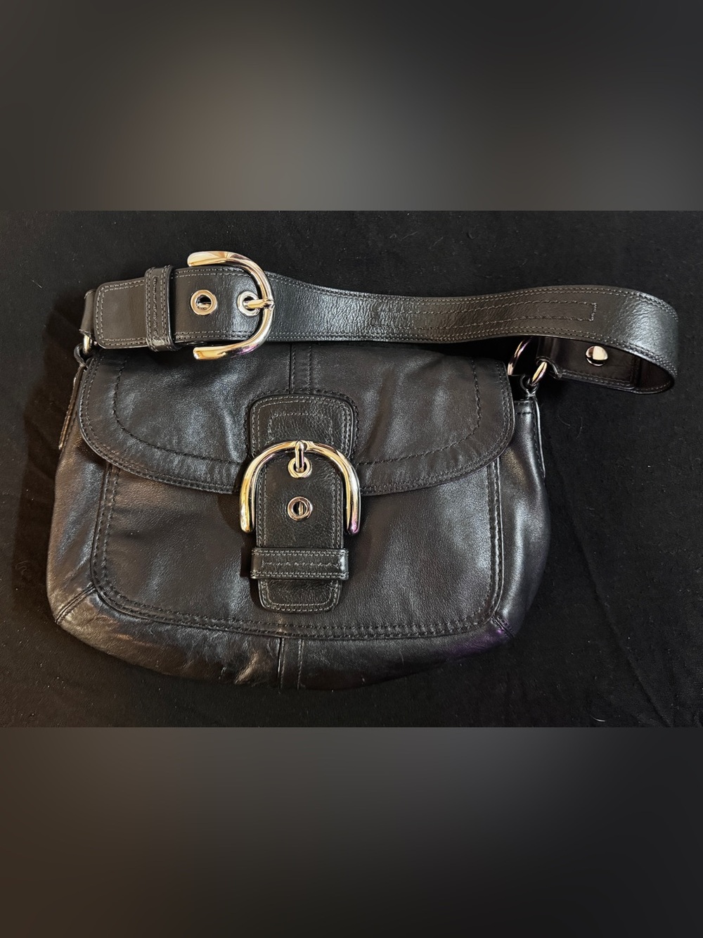 Vintage Coach Leather Soho Shoulder Purse